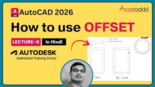 How to Use Offset Command in AutoCAD | AutoCAD Offset Tutorial for Beginners