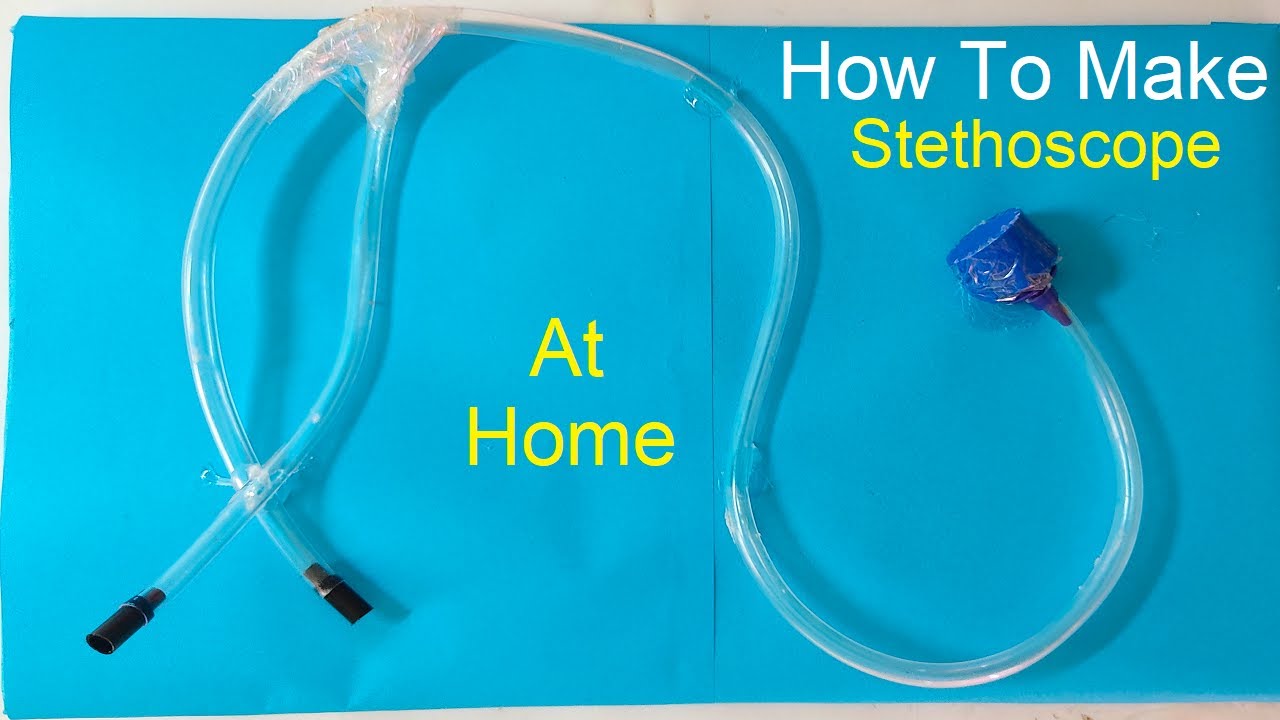 how to make stethoscope easily at home - diy | howtofunda | model making  @craftpiller - YouTube