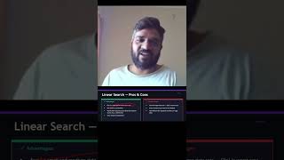 Linear search advantages and disadvantages
