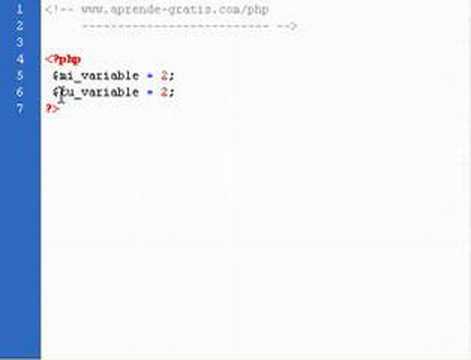 Curso de PHP 02 - Definición de variables