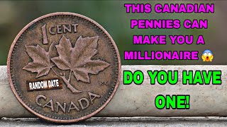 TOP 6 Canadian Pennies You Should Check Right Now 🔍 | Rare Coins With Huge Market Value!