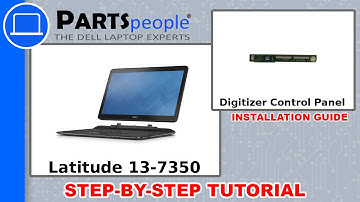 Dell Latitude 13-7350 (P58G-001) LCD Digitizer Control Panel How-To Video Tutorials