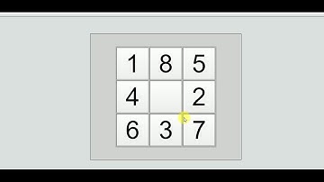 8-PUZZLE GAME | Program made in HTML, CSS and JAVASCRIPT .
