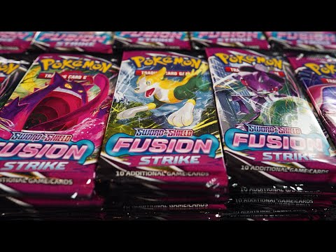 Opening 1,000 Pokemon Fusion Strike Booster Packs