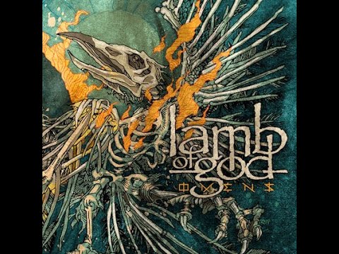 Lamb of God Omens 水色マーブルレコード Lamb Of God – Omens – Vinyl (White / Skyblue Marbled