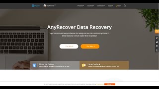 El mejor software de recuperación de datos en 2021 - AnyRecover screenshot 1