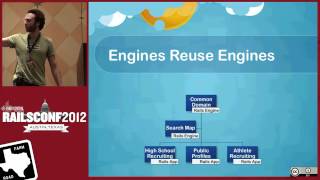 talk by Andy Maleh: Rails Engines Patterns