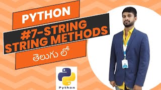 Python  Full Course In Telugu -7 | String | String Methods |Tech Talk