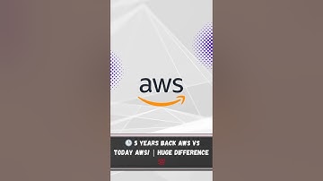 🕒 5 Years Back AWS vs Today AWS!  Huge Difference 💯 #AWS  | Ekascloud