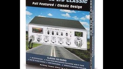 Cobra 29LTD Classic Tune-up Report