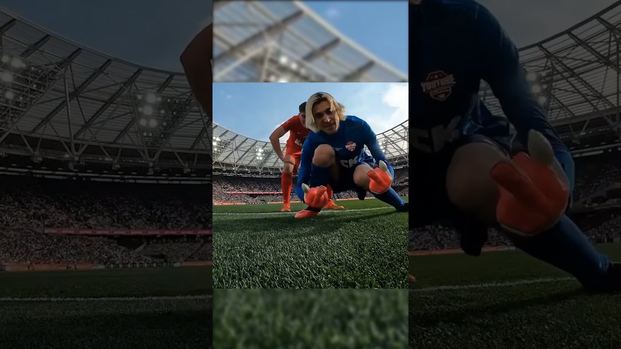 xQc POV as goalkeeper in Sidemen Charity Match... 💀