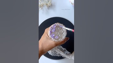 Easy Flower Painting Hack😍#acrylicpainting #hack #easy #shorts