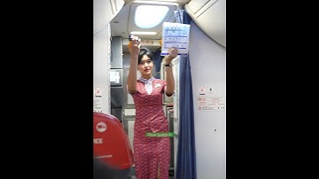 Pramugari Cantik Lion Air | Safety Demo Pesawat Boeing 737
