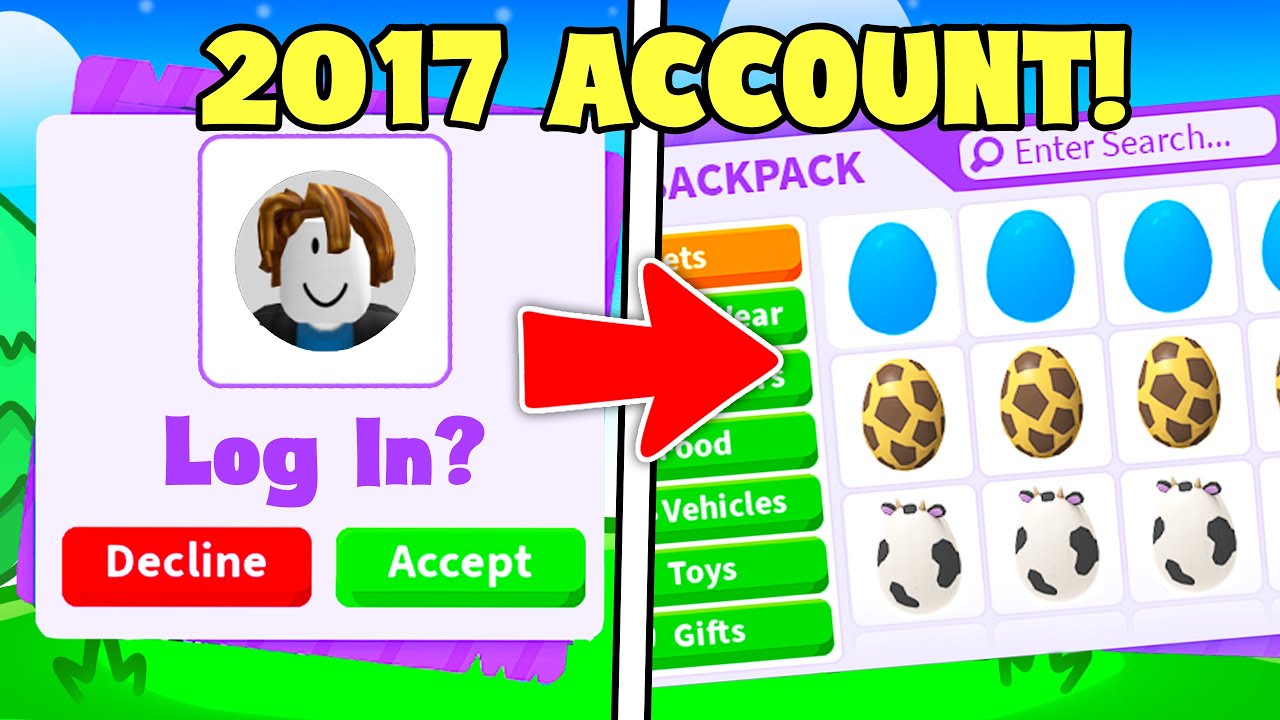 I about these adopt me accounts..... YouTube