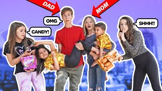 BECOMING PARENTS FOR 24 HOURS CHALLENGE W\/ My CRUSH!! GONE TOTALLY WRONG! 🍼👶| Emily Dobson \& Sawyer