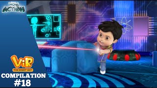 Vir The Robot Boy New Compilation | 18 | Hindi Kahani | Wow Kidz Action | #spot