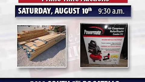 Primetime Auctions  August Promotion 2013