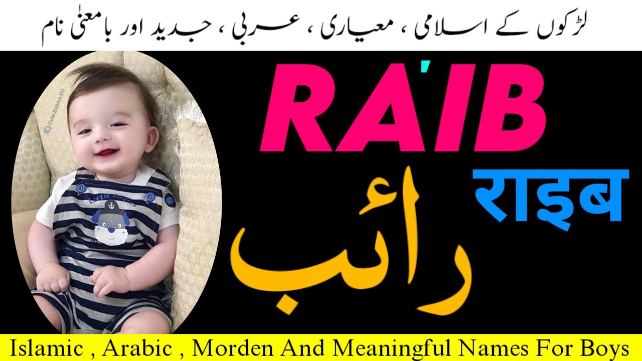 Ra'ib Name Meaning In Urdu Hindi English | Raib Meaning| Raib Naam ka Matlab | Muslim Baby Boy  Name