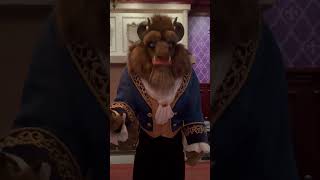 The Beast is back, meeting and greeting guests at Be Our Guest Restaurant #disneyworld #magickingdom