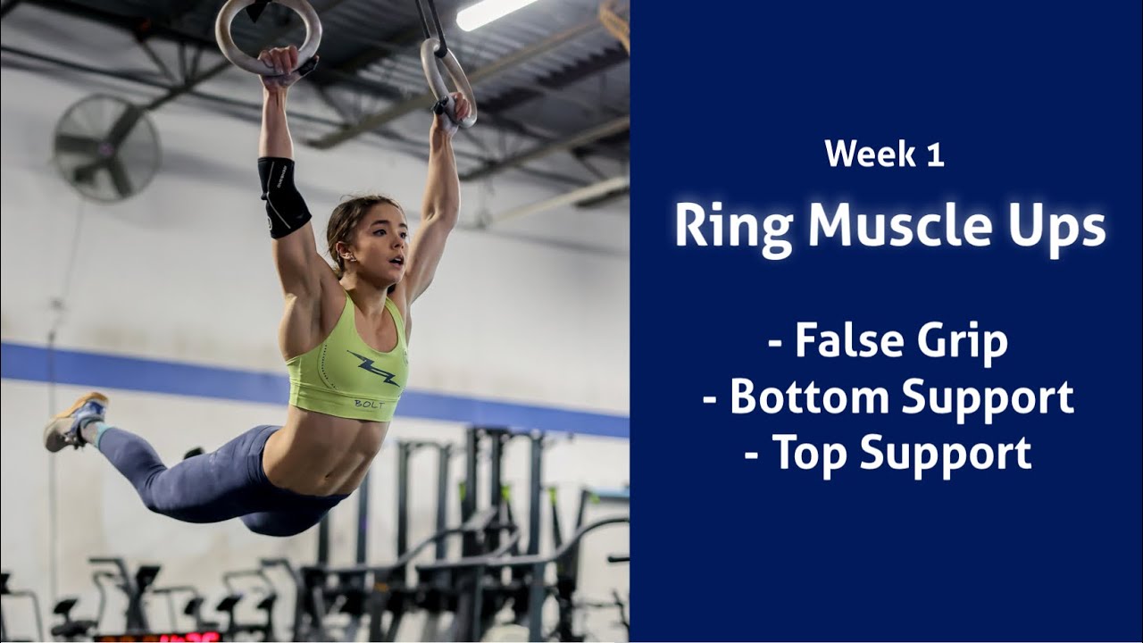Ring Muscle Ups Week 1 YouTube