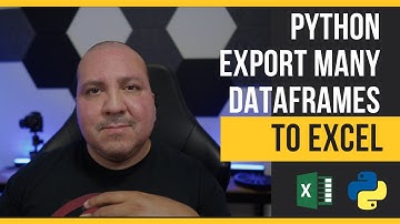 Python Export  Dataframes To Excel