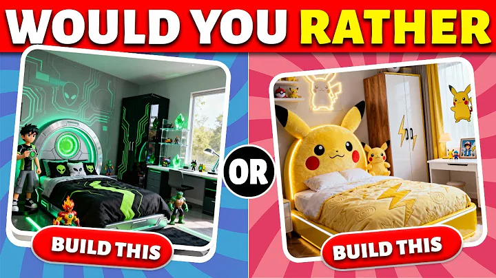 Would You Rather: Build Your Dream Bedroom | Ultimate Room Design Challenge! 🛏️✨