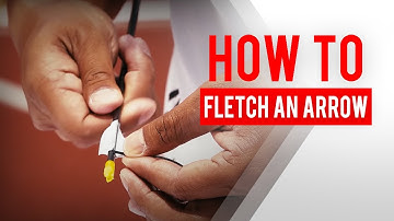 How to fletch an arrow with spin wings in archery