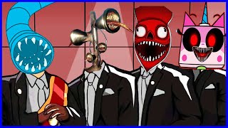 Extra Slide & Siren Head & Bridge Worm & Unikitty.EXE - Coffin Dance Song COVER meme