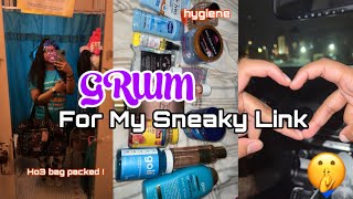 GRWM for a Sneaky Link | ho3 bag , hair , shower \& more 😈