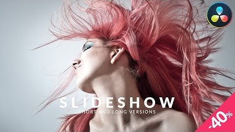 Elegant Romantic Slideshow DaVinci Resolve Template