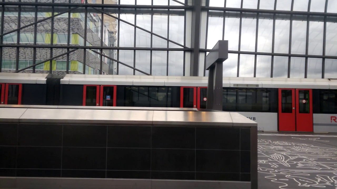 Metro lijn 52 van Station Noord naar Amsterdam CS, 18 8 2018