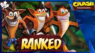 Ranking Crash Bandicoot Games From Best to Worst!