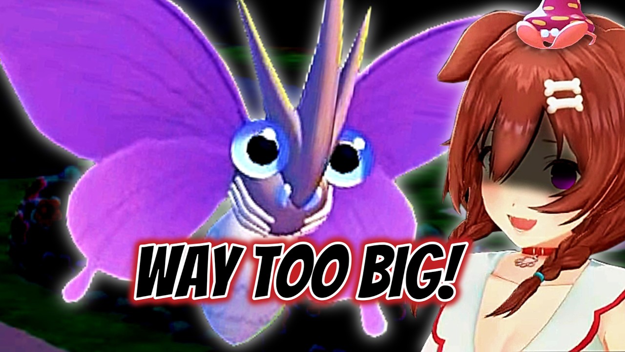 Korone absolutely can't handle Venomoth!
