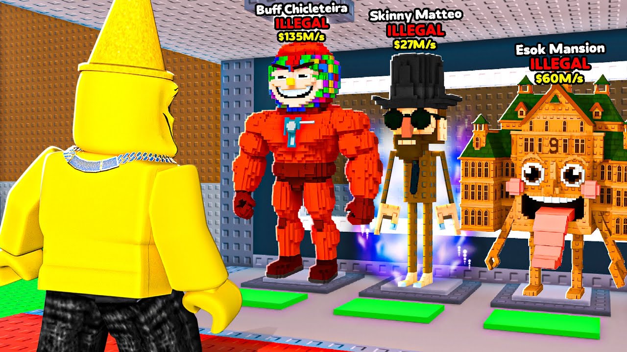 Trolling My Friend with ILLEGAL BRAINROTS in Steal a Brainrot