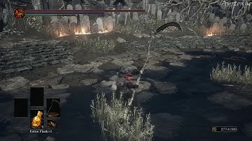 Dark Souls 3 Cinders Mod Weapon Showcase - Burial Scythe