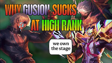 WHY GUSION IS WEAK AGAINST META HEROES AND SUCKS AT HIGH RANK MATCHES ~ MLBB
