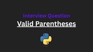 Valid Parentheses  - Leetcode 20 - Python
