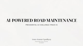AI-Powered Pothole Detection For Road Maintenance