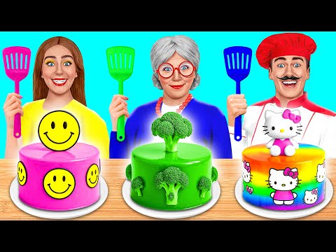 Ich vs Oma: Koch-Challenge | Lustige Essensideen von Jelly DO Challenge