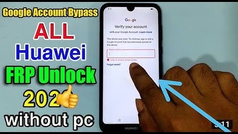 All Huawei FRP Bypass 2022__FRP Unlock-Bypass Google Account Lock __ No Need to
