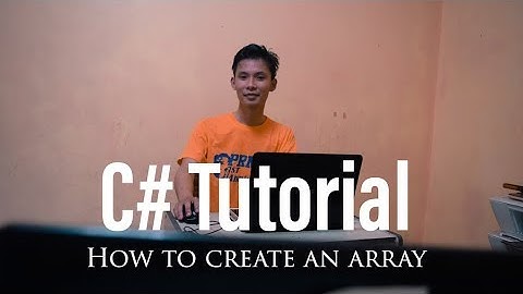 How to Create an Array using C# Programming Language in Visual Studio