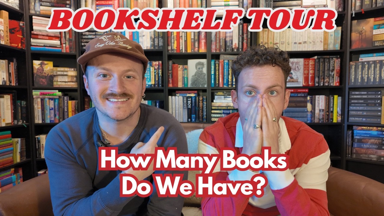 NEW BOOKSHELF TOUR | NEW STUDIO SETUP