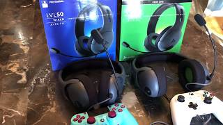 PDP LVL50 WIRELESS STEREO GAMING HEADSET FOR PLAYSTATION 4 GRAY. UNBOXING &  REVIEW 