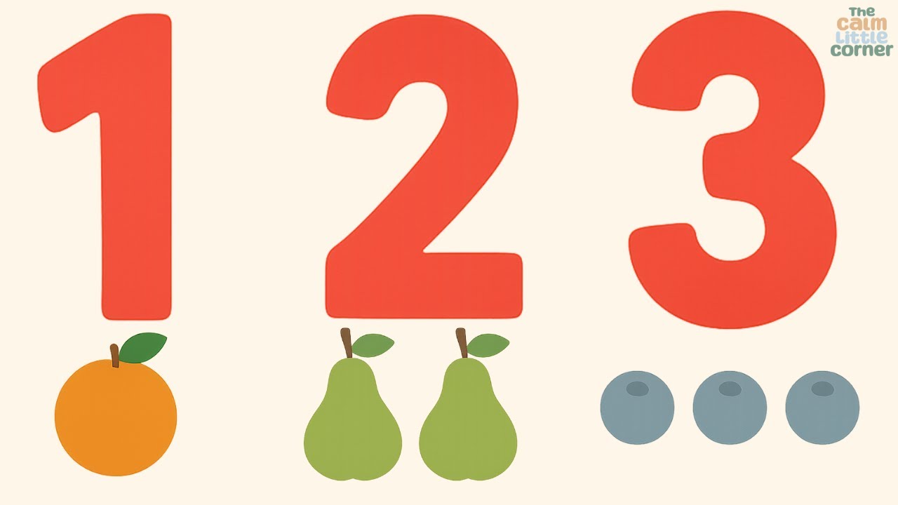 Counting 1 to 10 for Toddlers | Learn Numbers | Calm Counting Video