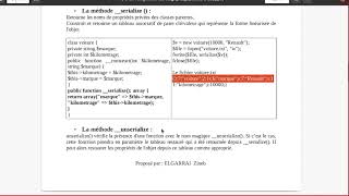 PHP Video 50: OOP in PHP / Magic Methods serialize unserialize