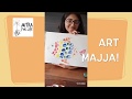 Art majja  mitra for life  art for autistic kids  painting for kids with autism 