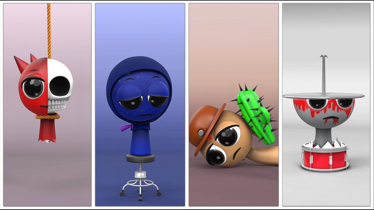 4 Characters VS Battle