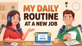 English Conversation at Work | First Day & First Week Vocabulary | English Podcast