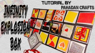 Infinity explosion box tutorial || explosion card tutorial ||