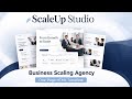 Build a Premium Business Scaling Agency Website (Modern HTML Template Demo)